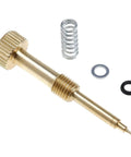 Carburetor Rebuild Kit With Brass Air Fuel Mixture Screw Set For CV40 CVK34 Easy Hand Turn No Sweat Knurled Head Screws Quick Fix
