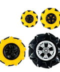 TT Motors omni wheel replacement set in various sizes for smart carts and robots, featuring durable and reliable performance, industrial grade materials.