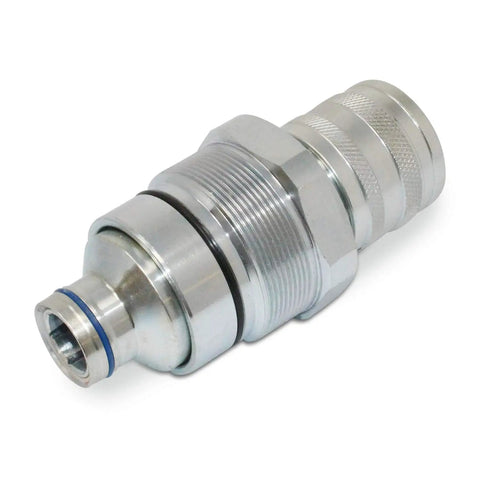 Kubota V1311-77150 Replacement Hydraulic Female Flat Face Quick Coupler For Skid Steer Cartridge Manifold ISO 16028 Compatible