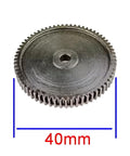 65T Steel Spur Gear Upgrade for Laegendary Thunder 1:10 RC Truck TH-3001 Replacement Accessory, 40mm diameter