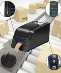 Heavy Duty Paper Based Top Shelf Electric Automatic Tape Dispenser Burns Through Water Activated Tape Flat Out at packing station.