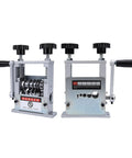 Adjustable Electric Wire Stripping Machine Portable Cable Stripper Tool With V-Groove Rollers showing multi-hole design and handles.