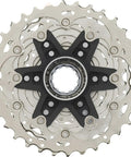 Cs-R7101 12 Speed Cassette 11 34T for Road Bikes Lightweight Alloy 361g Smooth Shifting Durable Silver Finish front view