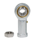 One Half Inch Bore Rod End Bearings PHSB8 Pre Lubricated With Jam Nuts One Half Twenty Female Thread Right Hand Four Pack For Linkages And Steering Projects Heavy Duty Construction, rod end and jam nut