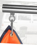 Four Piece Stainless Steel Awning Rail Stopper Eye Bolt Kit For Kayaks Motorhomes And Tents With Eyelet Bolts Heavy Duty Track Hardware And Easy Install No Fuss, stainless eye bolt hanging an orange tent panel