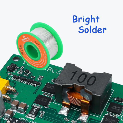 Fine Diameter 0.6mm Lead Free Rosin Core Solder Wire For Precise Electronics Soldering Sn99 Ag0.3 Cu0.7 Alloy next to circuit board