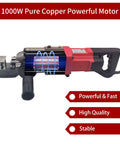 Powerful 1000W Electric Rebar Cutter For Fast 5/8 Inch Cutting With Portable Hydraulic Design And Efficient Motor with pure copper motor.