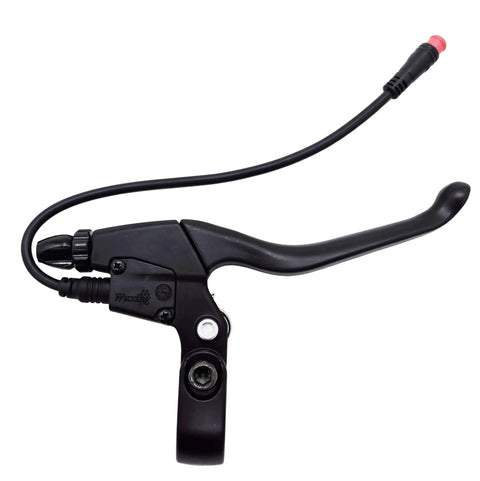 Waterproof Electronic Brake Lever And Grips For Electric Bikes And E Scooters Ebike Accessories That Cut Power When Brakes Engage 2Pin Connector 20cm Durable Aluminum Build For Ride Safe And Smooth Rides