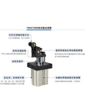 Heavy Duty Pneumatic Air Cylinder With Magnetic Tip For TWH TDH TTH Series showing detailed construction features and mounting options.