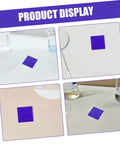 2 Pack Cobalt Glass Sheets For Flame Color Demos And Metal Ion Tests 5 By 5 Centimeter Heat Resistant Lab Replacement on display