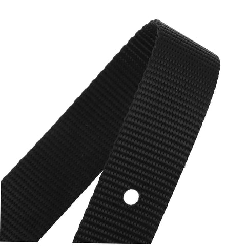 4 Pack Rowing Machine Foot Straps Replacement Nylon Pedal Straps With Non Slip Padding And Adjustable Elastic Fit For All Major Machines Easy Install Premium Comfort For Training Sessions black nylon strap close-up