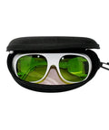 Kick Ass Eye Safety Protection Goggles for 1064NM YAG Laser Cutting and Welding with OD Plus Four Absorbing Filter in protective case.