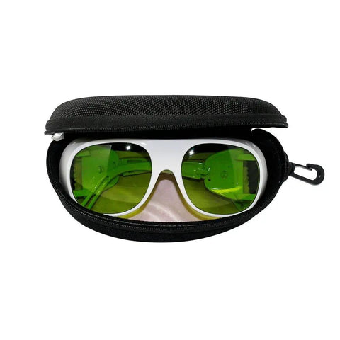 Kick Ass Eye Safety Protection Goggles for 1064NM YAG Laser Cutting and Welding with OD Plus Four Absorbing Filter in protective case.