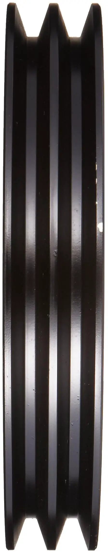 FHP Sheave With MST Bushed, Two Grooves For 3L 4L Or A Belt, V Belt Compatible, side view showing grooves and profile