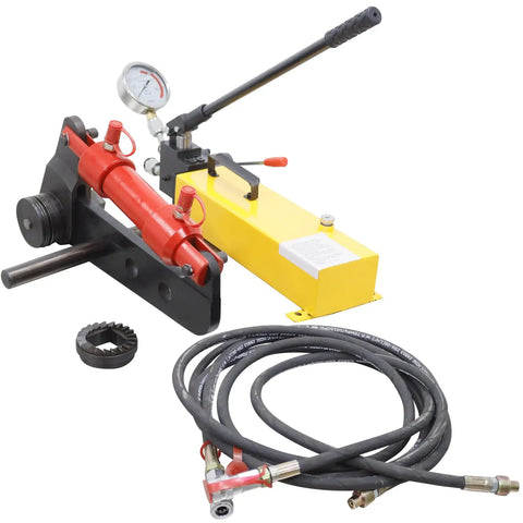 Professional Grade Manual Hydraulic Torque Wrench With Analog Pressure Gauge Dishing Out Up To 9954 Nm of tools and hoses.