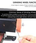 Top Shelf Mini Electric Belt Sander And Polisher Wet Dry Metal And Wood Grinder With Low Dust Shield No Sweat Bench Tool for polishing small metal objects.