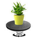 2 Pack 12 Inch Heavy Duty Rotating Display Stand With 360 Degree Spin And Steel Ball Bearings Lazy Susan For Plants Crafts Monitors TVs Stereos Sculptures And More