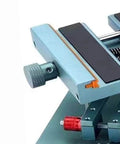 Close-up of Must Have Pro Grade Rotary Clamp Back Cover Removal Tool for Glass Back Phones and Tablets, with adjustable aluminum base