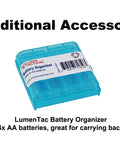 800 Lumen USB C Rechargeable AA Flashlight For EDC And Emergency Kits battery organizer for AA batteries