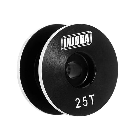 Close-up of 25T low profile spool for 22Kg 360 Degree Digital Servo Winch With 25T Low Profile Spool For RC Crawlers And Boats.