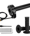 Full Twist Throttle For 12V 72V E Bikes Waterproof 3 Pin Twist Grip Handlebar Throttle With Easy Install And No Fuss Plug And Play