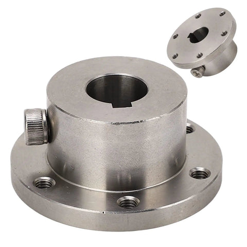 Rock Solid 16MM Top Shelf Stainless Steel Flange Shaft Coupling For RC Cars And Drones Sweet DIY Motor To Wheel Connector with detailed view.