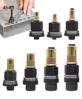 7 Piece Rivet Nut Tool Kit With Multi Size M3 To M12 Drill Insertion Adapter used on metal sheet, carbon steel