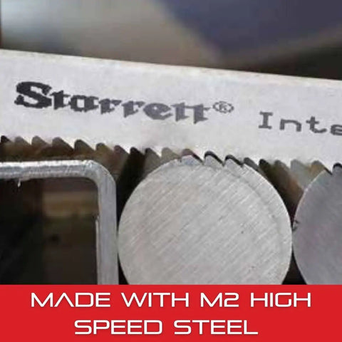 Intenss Bi-Metal Band Saw Blade With M42 HSS Edge For Contour And General-Purpose Cuts, 5 Ft 4-1/2 In Long, 1/2 X.035 X 14 RG-S-R Teeth, Ideal For Horizontal And Light Vertical Machines, Beast Mode Performance For The Shop