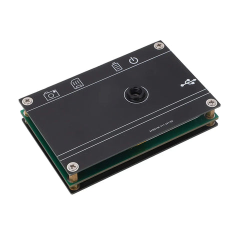 Top view of a Portable Thermal Imager Two Point Eight Inch Infrared Camera with 320 by 240 sensor, black casing, USB-C port visible.