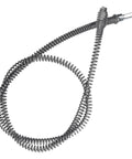 Spring Steel Pipe Dredging Tool Set Kicks Nasty Clogs to the Curb with Bendable Head snake coil for curved pipe cleaning.