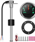 Boat Fuel Tank Sending Unit With Stainless Steel Fuel Sender And Water Level Sensor 10 Inch Gas Gauge, mounting accessories visible