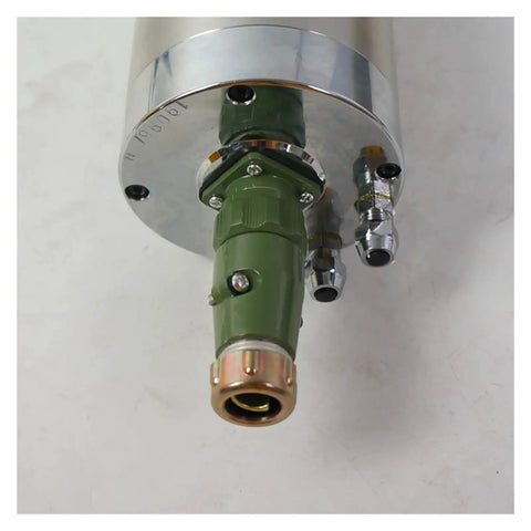 Heavy Duty 5.5KW CNC Water Cooled Spindle Motor For Milling Machines, 65/80/100/125mm Diameter Options, 220V, base view