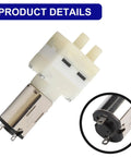 Replacement Water Pump Motor For Roidmi Eve Plus Robot Vacuum Cleaners showing detailed view of motor components and connection ports.