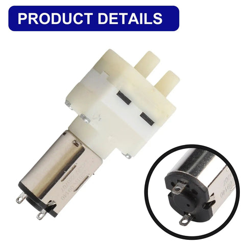 Replacement Water Pump Motor For Roidmi Eve Plus Robot Vacuum Cleaners showing detailed view of motor components and connection ports.