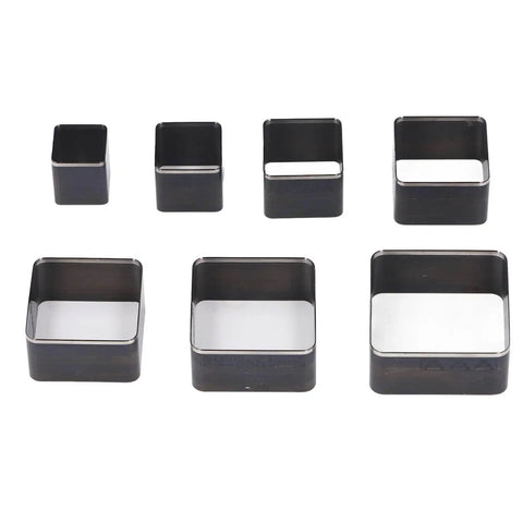 Premium Alloy Steel Rectangle Cutting Dies Set For Heavy Duty Leather Wallet And Bag Crafting Diy Supplies Built Tough With Hella Precision And Serious Long Lasting Durability