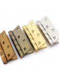 Beefy 4 Inch Stainless Steel Flat Door Hinges For Interior And Security Doors Anti Theft Ready Bronze Matte Black Yellow Bronze Sand