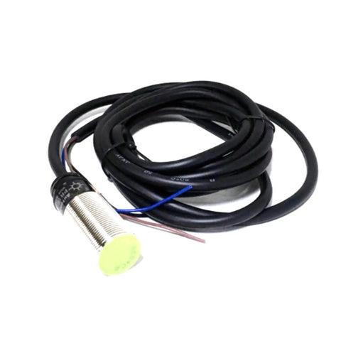 Inductive Proximity Sensor 5mm M18 NPN DC 12 To 24V Shielded Flush Mount For Iron Target 18x18x1mm with coiled cable