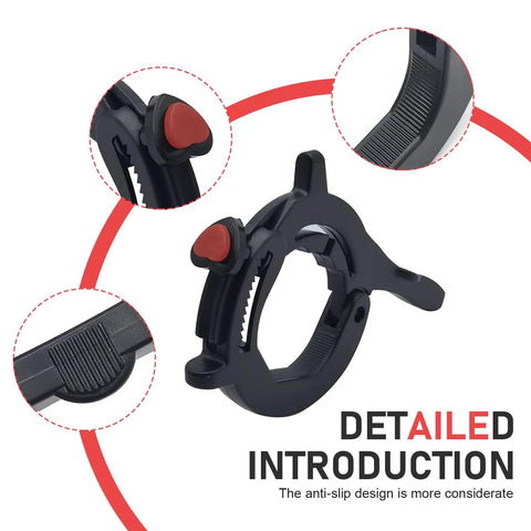 Hustle Free Motorcycle Throttle Catch And Smooth Cruise Control Assist With Boss Gripping Handlebar Clip For Chill Highway Cruising And Long Haul Comfort Black showing anti-slip design.