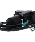 Marine Tilt And Trim Motor 12V Replacement For Yamaha T8DPLH T8DPLR T8DPXH T8DPXR 2008 To 2011 with blue and green ring terminals