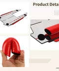 Golf Putting Training Mirror With Swing Plane Markers And Adjustable Guide Posts Pro Grade Acrylic Putting Mat details