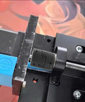 Rugged Flexible 3 Piece L Jaw Coupling Set For Log Splitters Half Inch To Three Quarter Inch Bore HT250 Steel Installed View