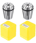 ER25 Spring Collet For CNC Milling Lathe And Engraving Machines One Quarter Inch Clamping Diameter Two Pack 40Cr Steel