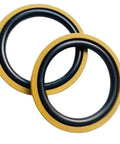 Spring Loaded Pin and Gray Ring Seal Kit for Shaft Bore in Reciprocating and Rotary Hydraulic Cylinders, Oil Seal Gasket Assortment 18x3.2