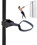 Slick Sliding Door Anchor For Resistance Bands Featuring Legit Height Adjustments For seamless Home Gym Routines with silicone grip