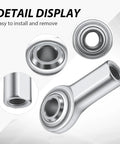 CF5 Heim Joint Kit Set Of Two Built Sick With Badass Durability Heavy Duty Steel Rod End Bearings detail view showing features.
