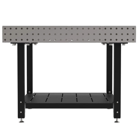 Pro Shop Quality Welding Fixture Table Built Like A Tank With Precision Laser Cut Holes 48X48 Inch Heavy Duty Steel Workbench.