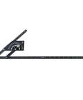 Heavy Duty Anodized Aluminum Angle Finder Protractor 0 To 180 Degrees For Tube And Sheet Metal Bending Layout With Quick Twist Lock Knob 20 Inch Arm