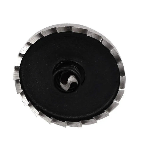 38mm Hole Saw Cutter Set With 70mm Length And 14mm Cutting Depth HSS Spring Loaded Twist Drill Bit durable front view