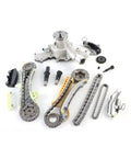 Premium Timing Chain Kit With Gears Plus Water Pump Replacement For 4.0L SOHC V6 Engines In Mazda And Mercury Cars Built Tough With Alloy To Last Miles Without Fail: alloy chain kit with water pump, gears, and guides
