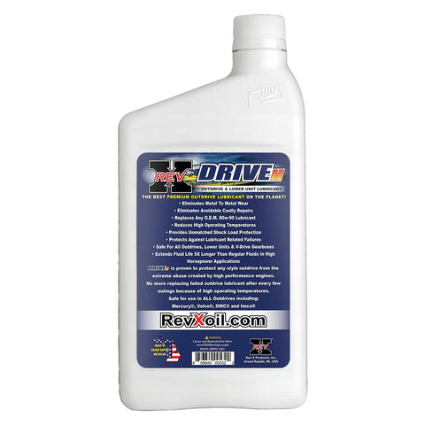 Marine Outdrive Gear Lube 80W90 No ZDDP Friction Reducing Formula Keeps Gears Cool And Protected Dissolves Sludge 1 Quart Bottle